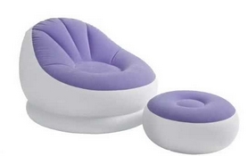 Кресло надувное Intex 68572 (110х109х71 см) фиолетовое