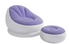 Кресло надувное Intex 68572 (110х109х71 см) фиолетовое