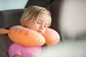 Подушка-подголовник надувная детская Intex 68678 (30х28х8 см) оранжевая - Фото №2