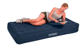 Ліжко надувне односпальне Intex 68724 (102х191х23 см) - Фото №2
