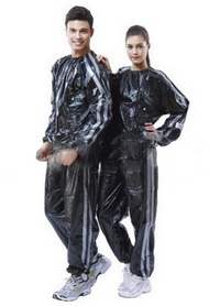 Костюм сауна для похудения Exercise Suit 0,17 мм черный