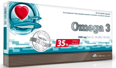 Комплекс жирных кислот Olimp Nutrition Omega 3 (35%) 1000 mg (60 капсул)
