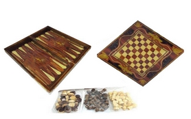 Набор настольных игр 3 в 1 (шахматы, шашки , нарды) W5001E
