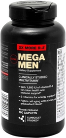 Комплекс вітамінів і мінералів Form Labs GNC MEGA MEN (180 капсул)