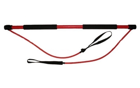 Палка гимнастическая (бодибар) для фитнеса с эспандером Pro Supra  Bodi Shaper Stick F-932