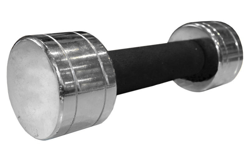 

Гантель для фитнеса хромированная ZLT DB5202-9 9 кг, Черный