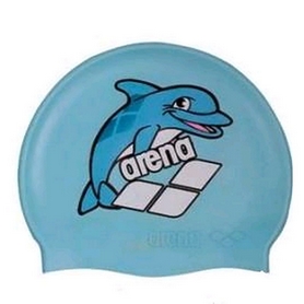 Шапочка для плавания Arena Multi Junior Cap 5 Arena World голубая