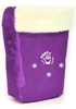 Комплект матрасик на санки и чехол на ножки PUPSik фиолетовый