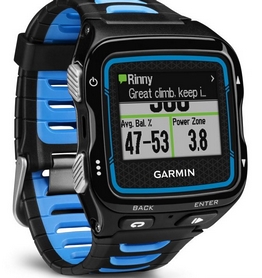 Часы мультиспортивные с кардиодатчиком Garmin Forerunner 920XT Bundle Black & Blue - Фото №2