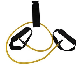 Эспандер трубчатый для фитнеса Pro Supra FI-2659-Y 4LB желтый