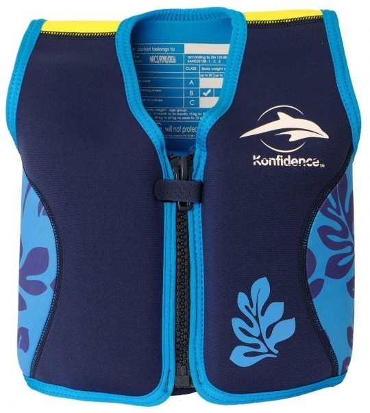 

Жилет плавательный Original Konfidence Jacket navy/blue/palm, Голубой