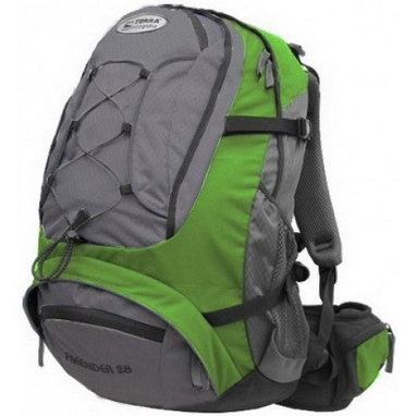 Рюкзак спортивный Terra Incognita FreeRider 28 л зеленый/серый
