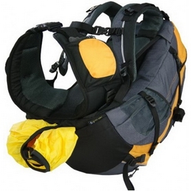 Рюкзак спортивний Terra Incognita FreeRider 28 л жовтий / сірий - Фото №3