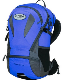 Рюкзак спортивний Terra Incognita Velocity 16 синій / сірий