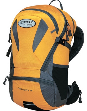 Рюкзак спортивный Terra Incognita Velocity 16 желтый/серый