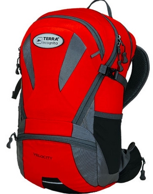 Рюкзак спортивный Terra Incognita Velocity 20 красный/серый
