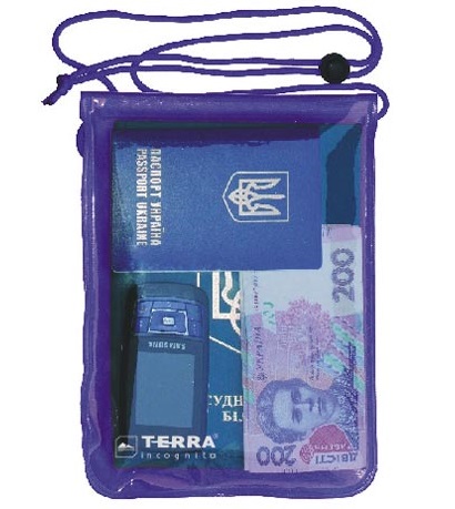 

Гермопакет для документов Terra Incognita SafeCase (16,5х19,5 см), Синий