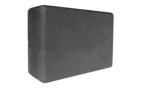 Йога-блок Pro Supra 15,5x7,5 см черный