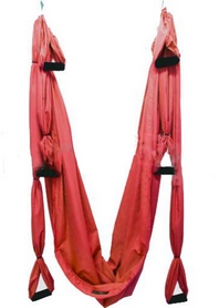 Гамак для йоги ZLT Yoga swing FI-4439 красный