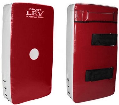 Макивара прямая Lev LV-4284 (25x45x9 см) красная (1 шт)