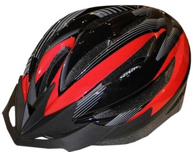 Велошлем кросс-кантри ZLT HB13 черный с красным