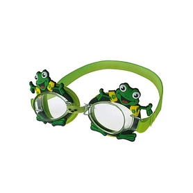 Очки для плавания детские Arena Bubble World зеленые (лягушонок)