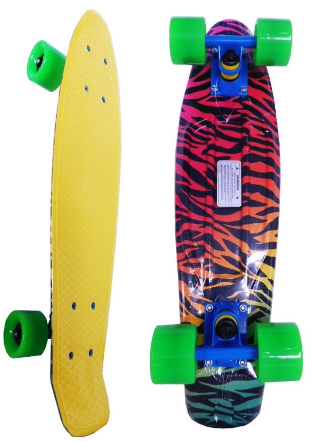 

Пенни борд Penny Board Zoo Fish Limited Edition, Желтый