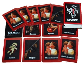 Мафия пластиковая набор карт для игры - Фото №3