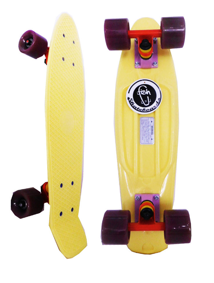 

Пенни борд Penny Swirl Fish SK-404-12 желтый