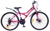 Велосипед подростковый горный Discovery Flint AM 14G DD St 2016 - 24", рама - 13,5", розовый (OPS-DIS-24-000-2)