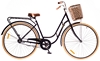 Велосипед городской женский Дорожник Ретро (Velosteel) с багажником  2016 - 28", рама - 19",  черный (OPT-D-28-107-1)