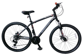 Велосипед гірський Mongoose Montana Le 2015 - 27,5 ", рама - 19", чорний (MBM15M1M-L-2015)