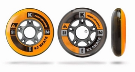 Колеса для роликов K2 80 мм Wheel 8-Pack/ILQ7 ALU SP - 2015
