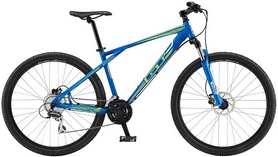 Велосипед горный GT Aggressor Expert (Hydr) 2015 - 27,5", рама - 20", синий (GM0342-L-2015)