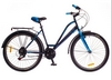 Велосипед городской женский Formula Breeze с багажником 2016 - 26", рама 18"(М), черно-синий (OPS-FR-26-068-1)