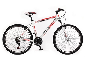 Велосипед горный Optimabikes F-1 AM Vbr Al SKD 2015 - 26", рама - 16", бело-красный (SKDCH-OP-26-069-1)