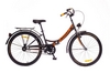 Велосипед складаний Dorozhnik Smart з багажником і кошиком 2016 - 24 ", рама - 13", сірий з помаранчевим (OPS-D-24-022-1)