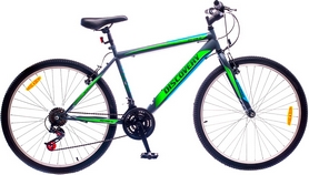 Велосипед городской Discovery Attack 14G Vbr St 26" 2016 серо-зеленый рама - 18"