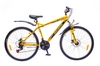 Велосипед горный Discovery Trek 14G DD St 2016 - 26", рама - 18", желтый (OPS-DIS-26-045-1)