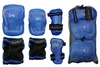Защита для катания детская (комплект) Zel SK-4679B Lux синяя - Фото №2