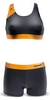 Купальник женский Head Splice Bikini Plus черно-оранжевый