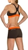Купальник женский Head Splice Bikini Plus черно-оранжевый - Фото №3