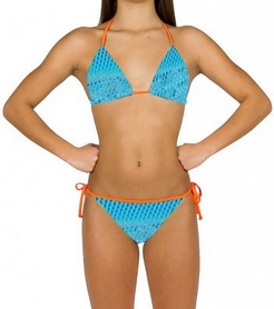 Купальник женский раздельный Head Scale Bikini Pipe Lady голубой - Фото №2