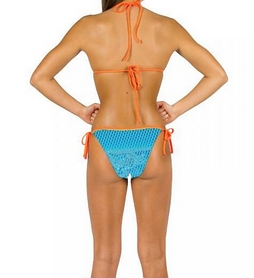 Купальник женский раздельный Head Scale Bikini Pipe Lady голубой - Фото №3