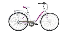 Велосипед городской женский Avanti Blanco 2016 - 26", рама -16", бело-розовый (RA-04-945-WHITE/PINK-K)