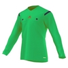 Футболка арбитра с длинным рукавом Adidas REF 14 JSY LS зеленая