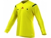 Футболка арбитра с длинным рукавом Adidas REF 14 JSY LS желтая