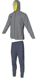 Костюм спортивный детский Adidas Condivo 16 Pre Suity серый