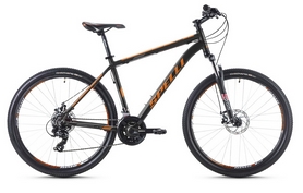 Велосипед горный Spelli SX-2500 2016 - 29", рама - 17", черный (RA-04-835M17-BLK/ORANGE-К)