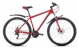 Велосипед горный Intenzo Flagman - 29", рама - 19", красно-черный матовый (RA-04-514M19-RED/BLK-K-16)